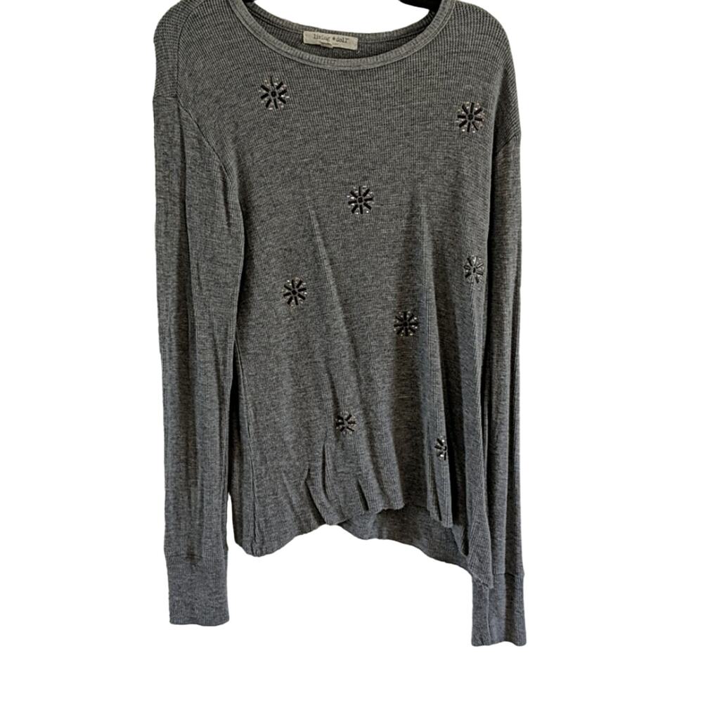 EUC Living Doll Embellished Top